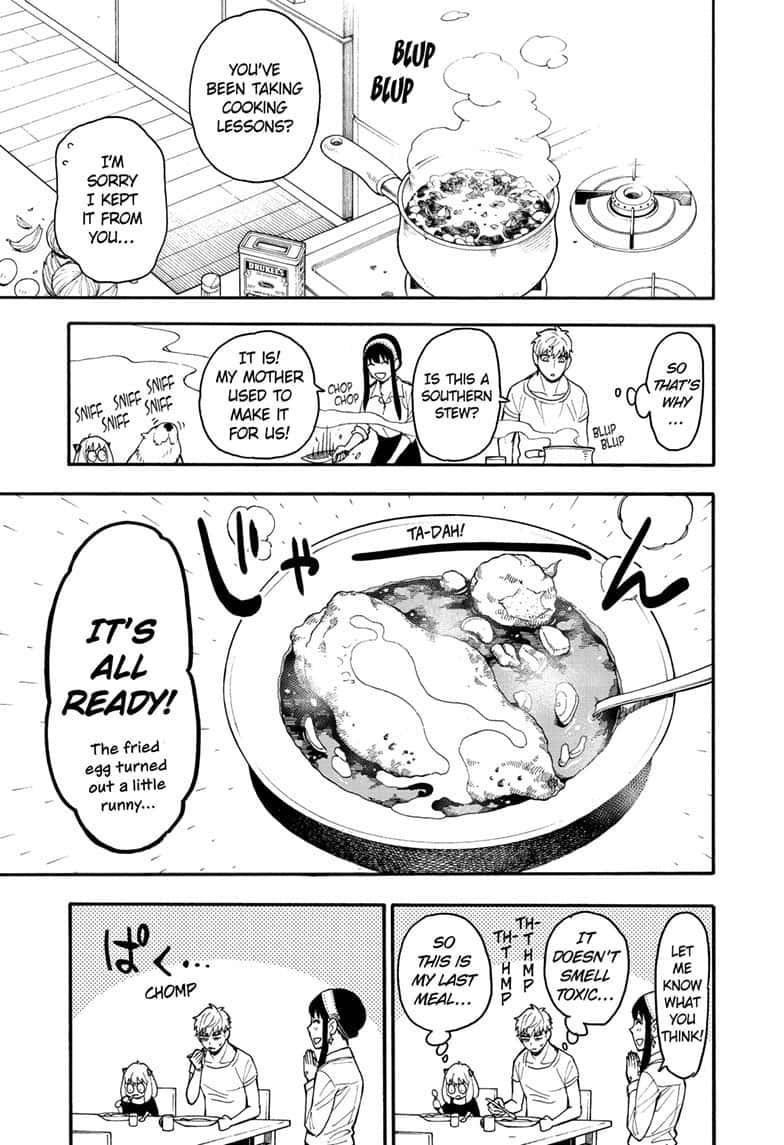 Spy x Family manga, chapter 24, page 21 of 25