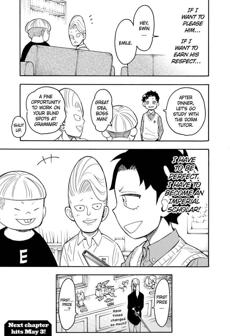 Spy x Family manga, chapter 25, page 25 of 25