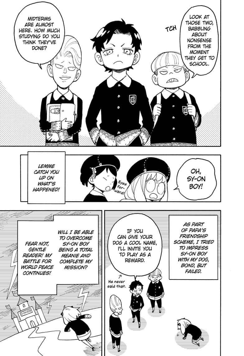 Spy x Family manga, chapter 25, page 3 of 25