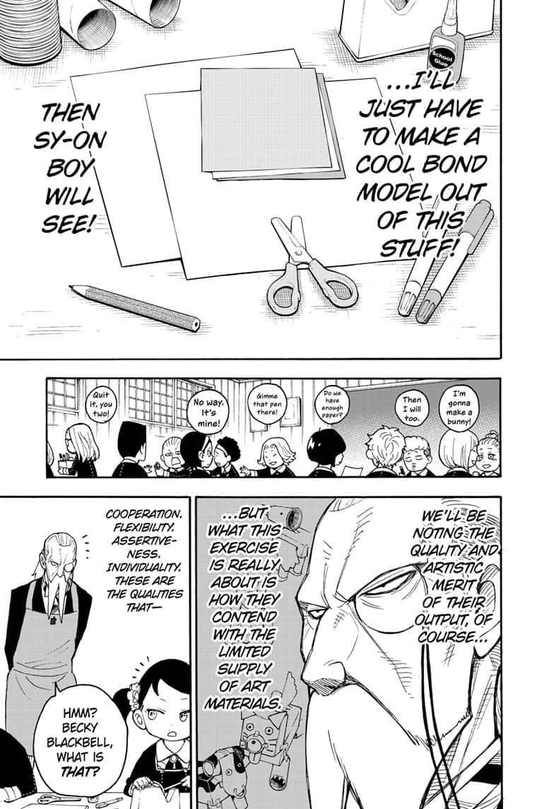 Spy x Family manga, chapter 25, page 9 of 25