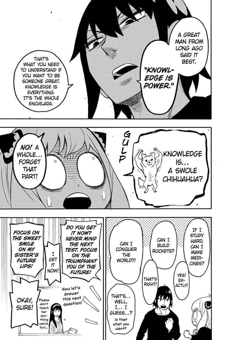 Spy x Family manga, chapter 26, page 17 of 23