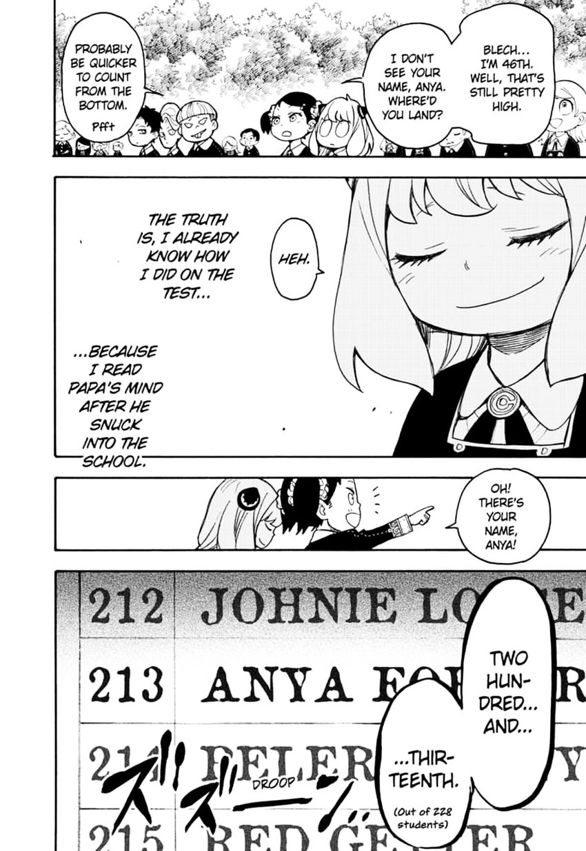 Spy x Family manga, chapter 27, page 22 of 25