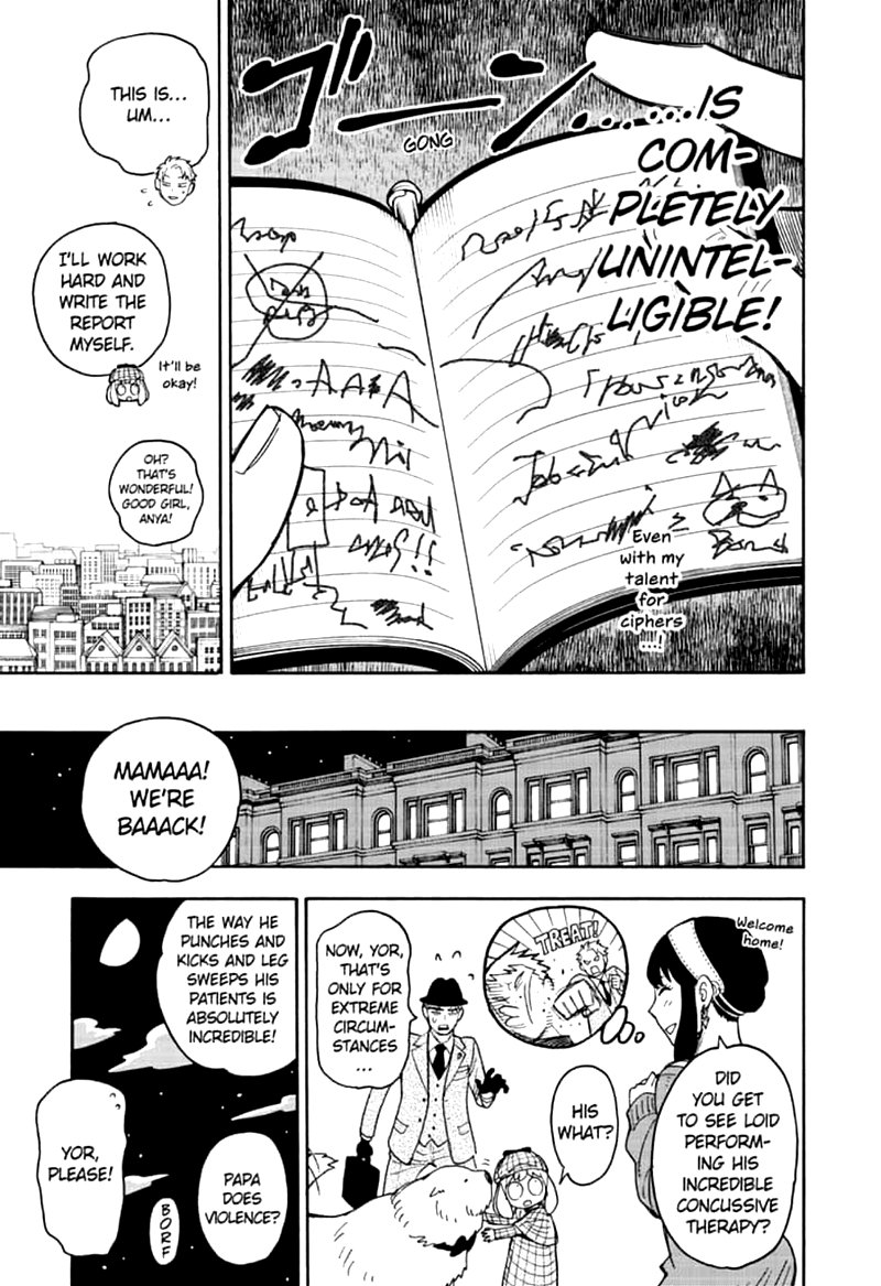 Spy x Family manga, chapter 29, page 21 of 23