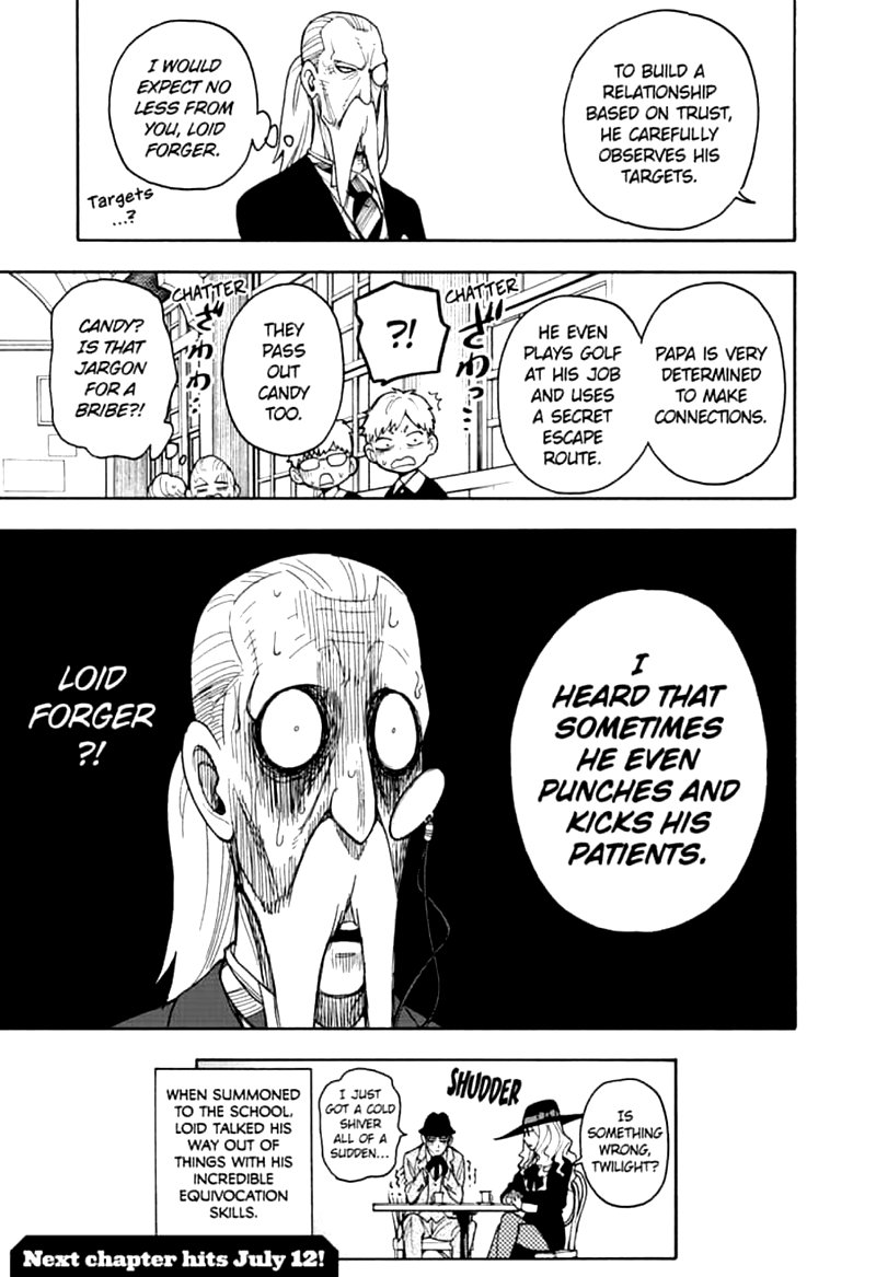 Spy x Family manga, chapter 29, page 23 of 23