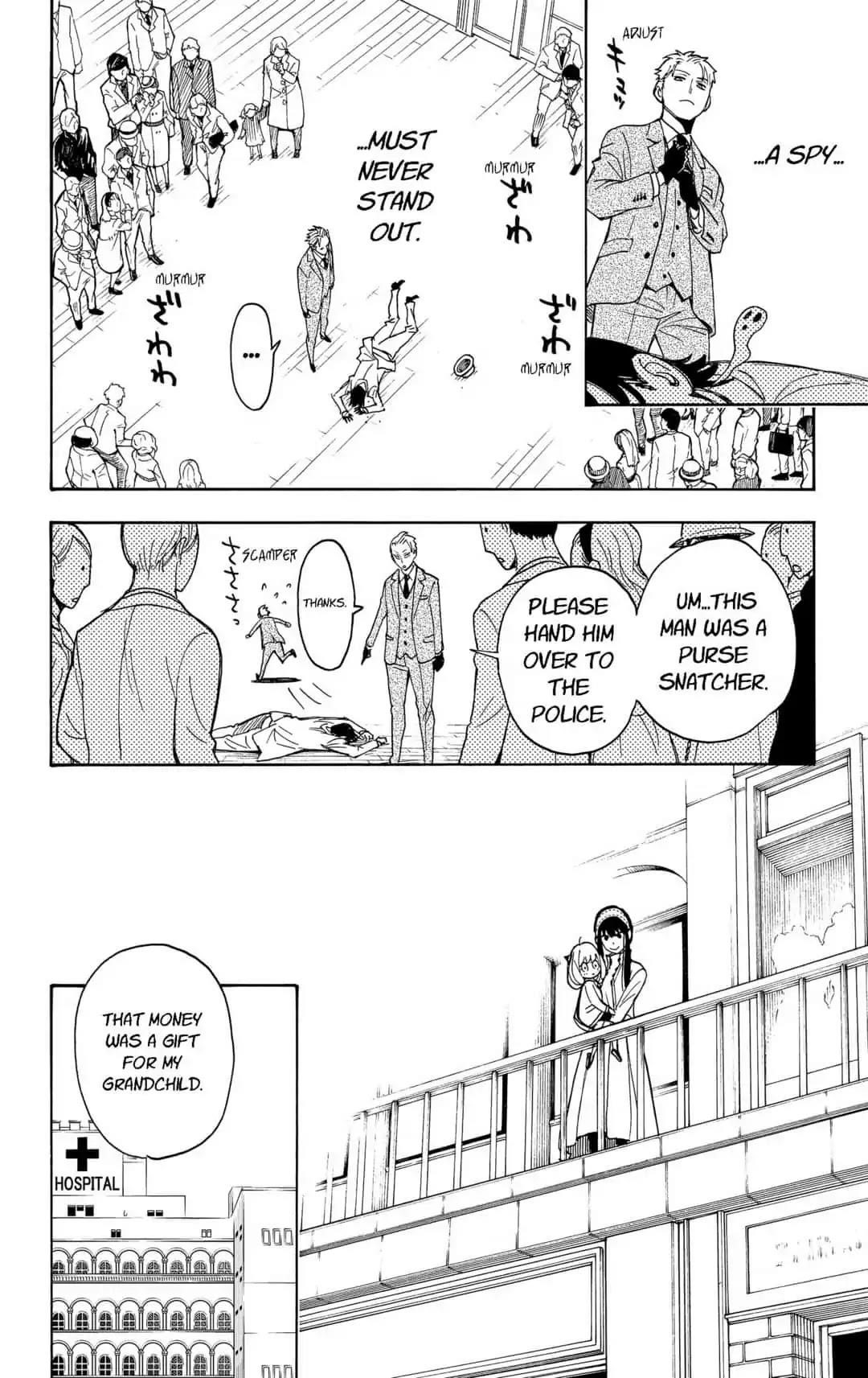 Spy x Family manga, chapter 3, page 22 of 27