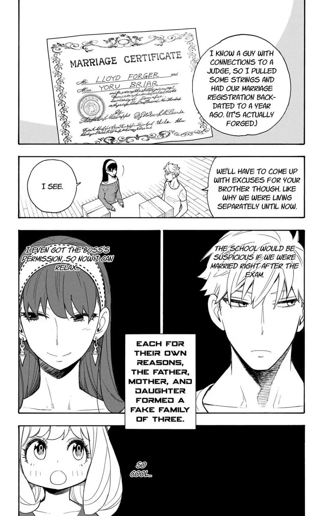 Spy x Family manga, chapter 3, page 3 of 27