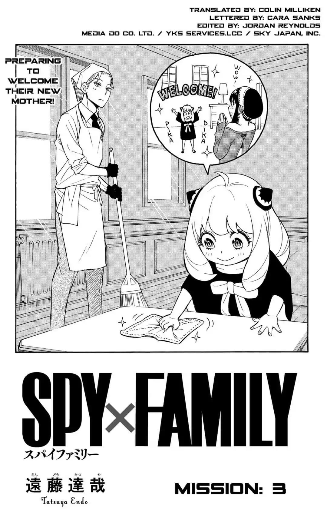 Spy x Family manga, chapter 3, page 5 of 27