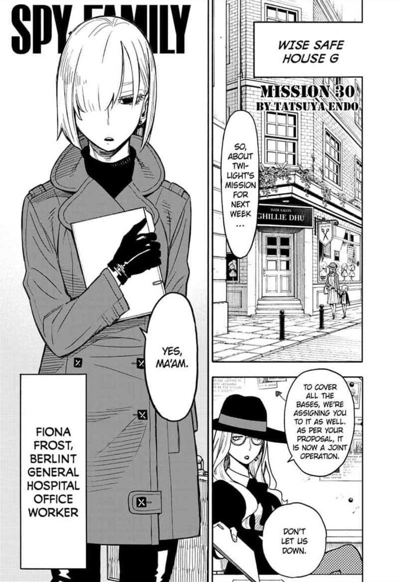 Spy x Family manga, chapter 30, page 1 of 29