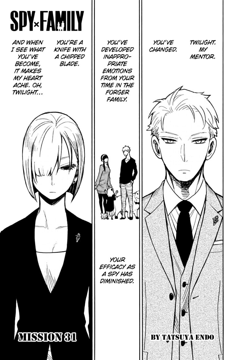 Spy x Family manga, chapter 31, page 1 of 20