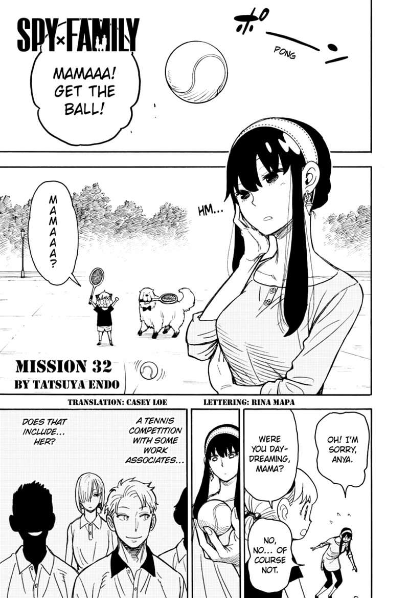 Spy x Family manga, chapter 32, page 1 of 29