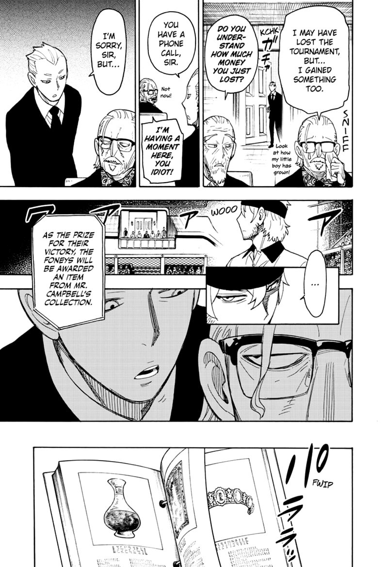 Spy x Family manga, chapter 33, page 21 of 29