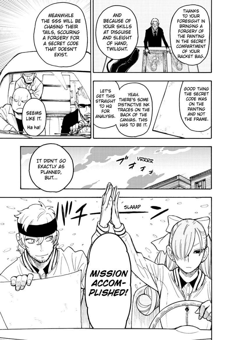 Spy x Family manga, chapter 33, page 29 of 29