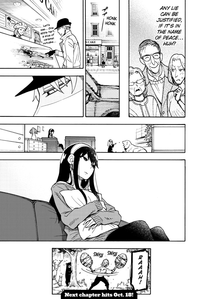 Spy x Family manga, chapter 34, page 23 of 23