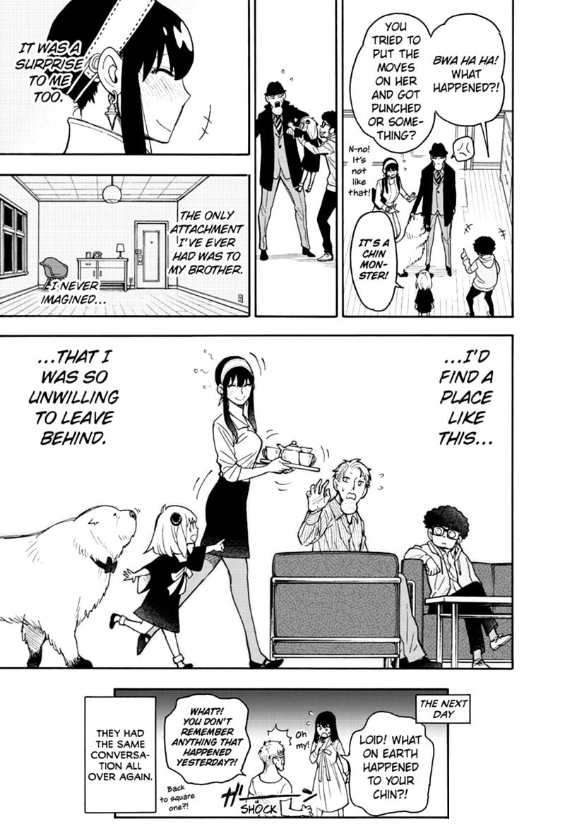 Spy x Family manga, chapter 35, page 22 of 22