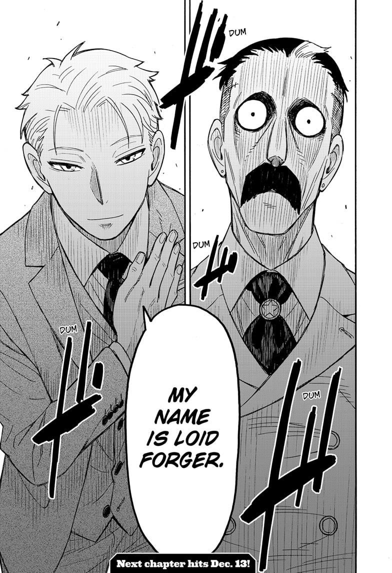 Spy x Family manga, chapter 37, page 28 of 28