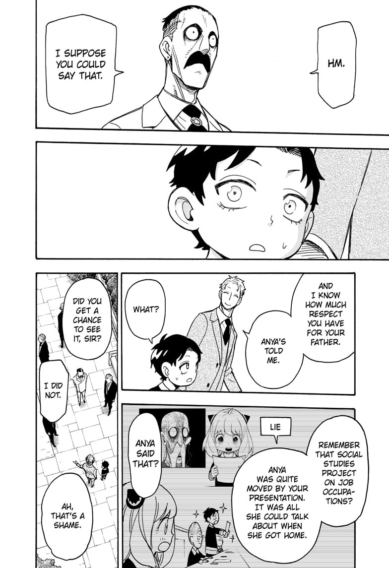 Spy x Family manga, chapter 38, page 14 of 23