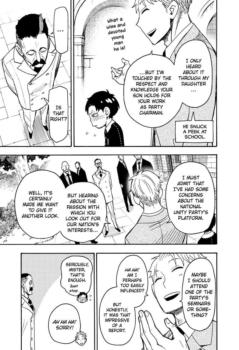 Spy x Family manga, chapter 38, page 15 of 23