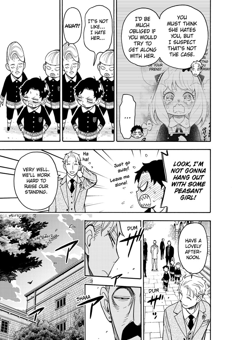 Spy x Family manga, chapter 38, page 17 of 23