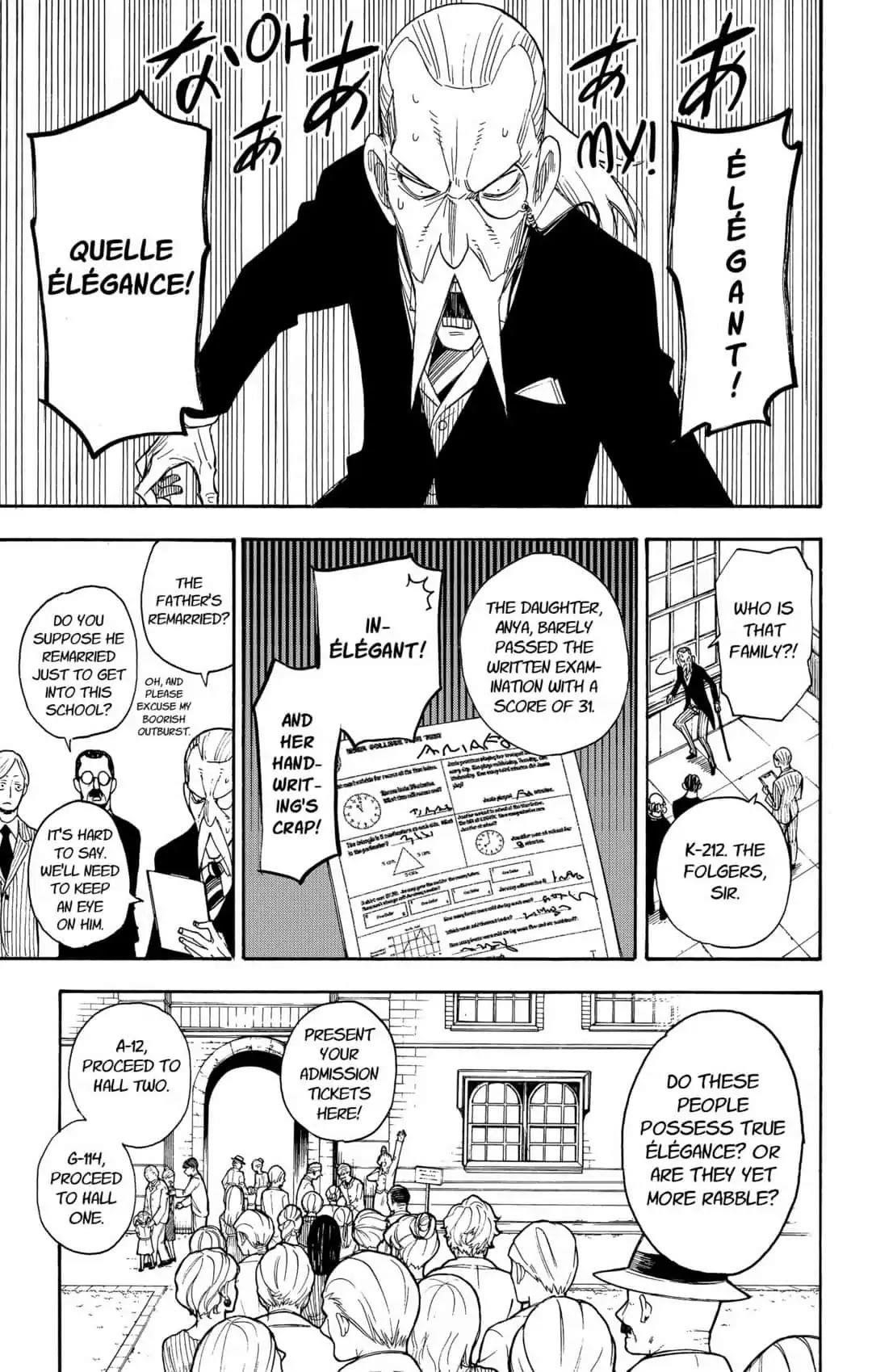 Spy x Family manga, chapter 4, page 11 of 25