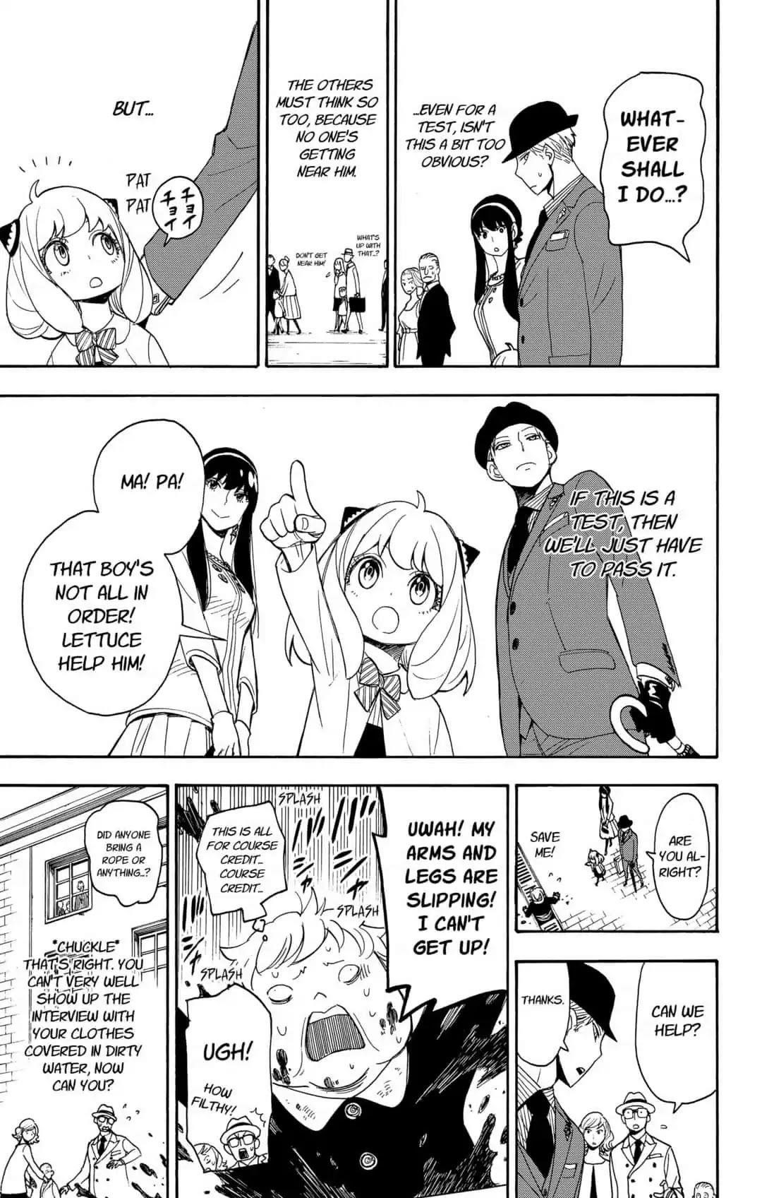 Spy x Family manga, chapter 4, page 13 of 25