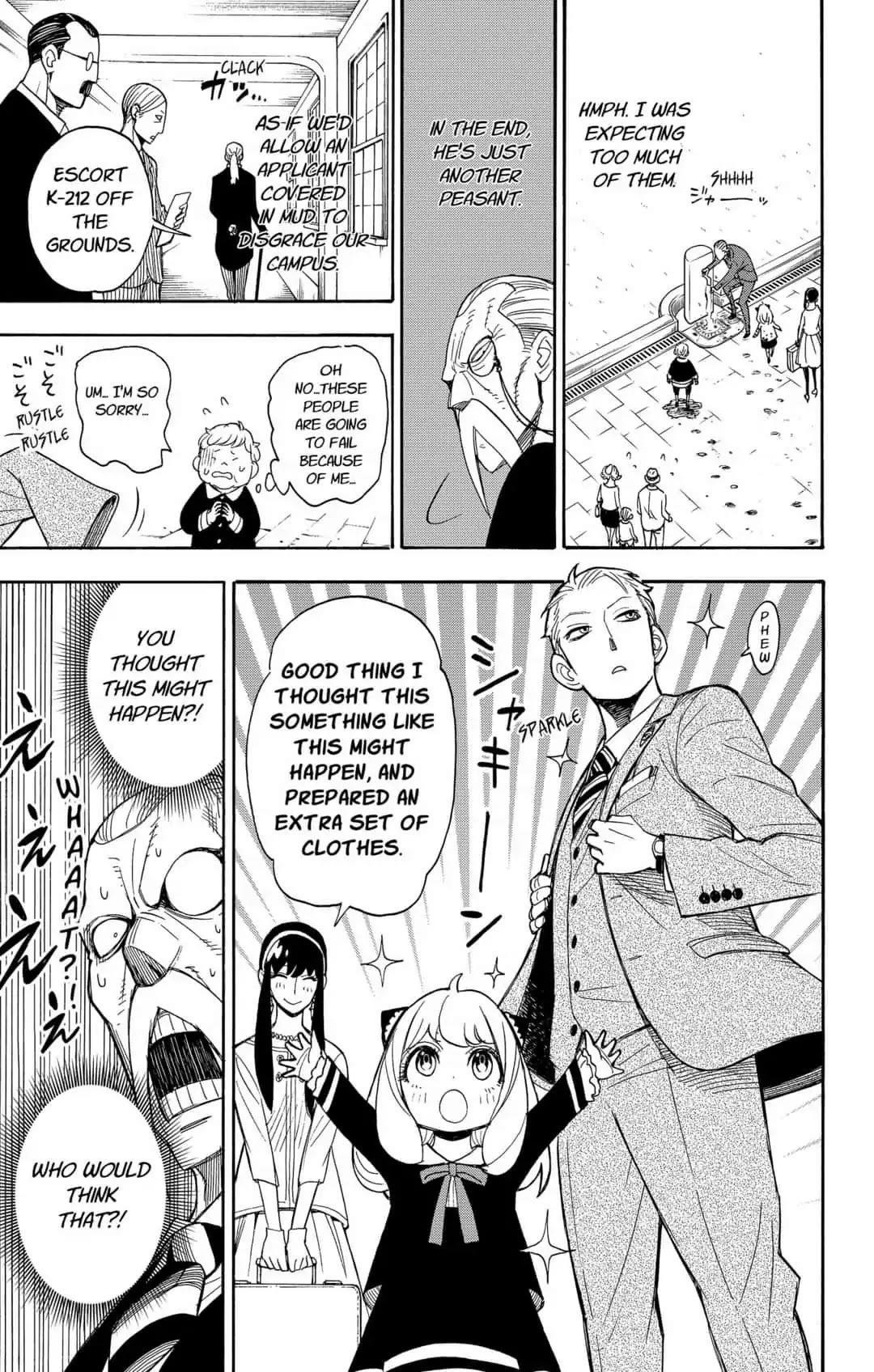 Spy x Family manga, chapter 4, page 15 of 25