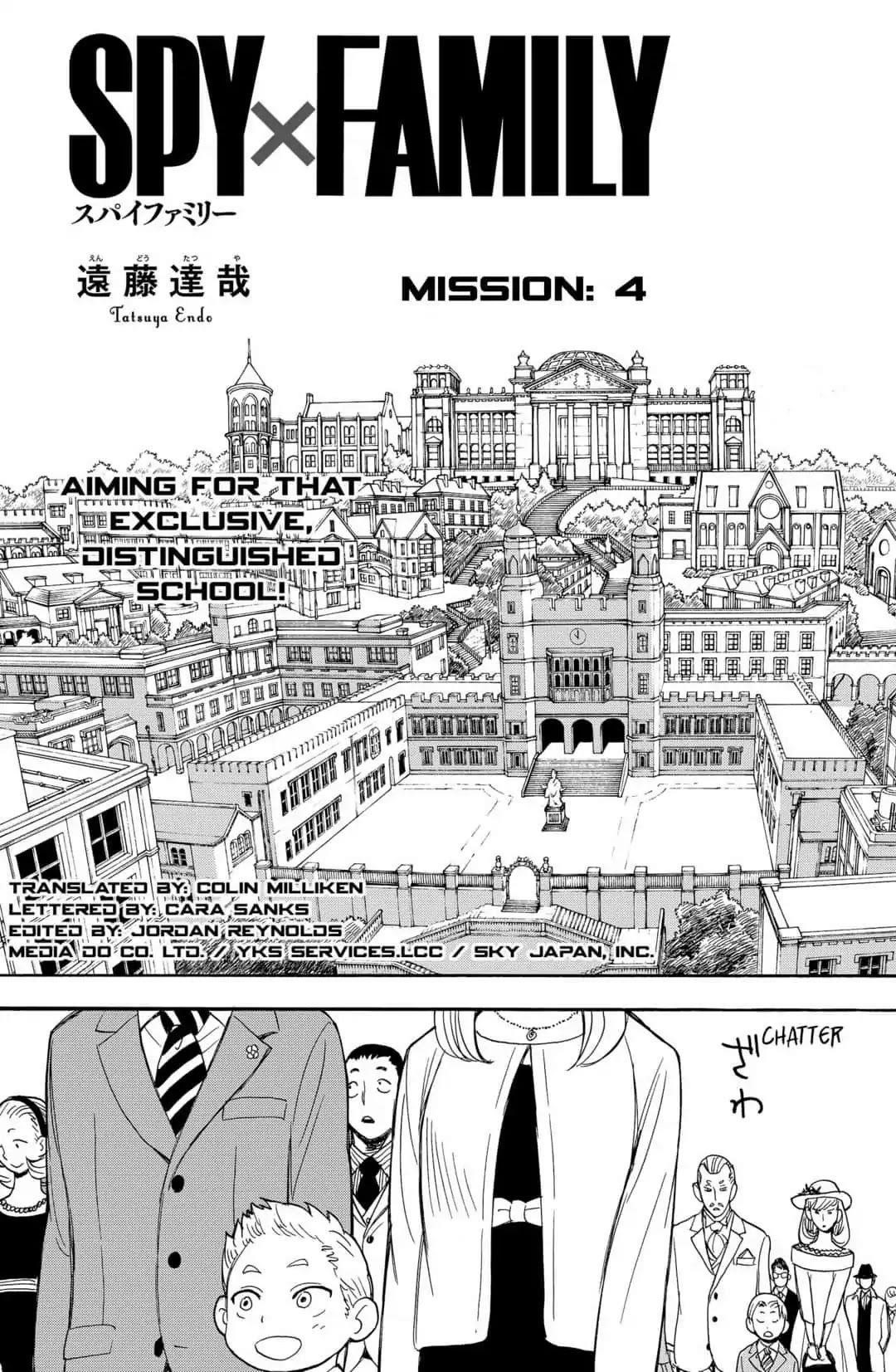 Spy x Family manga, chapter 4, page 2 of 25