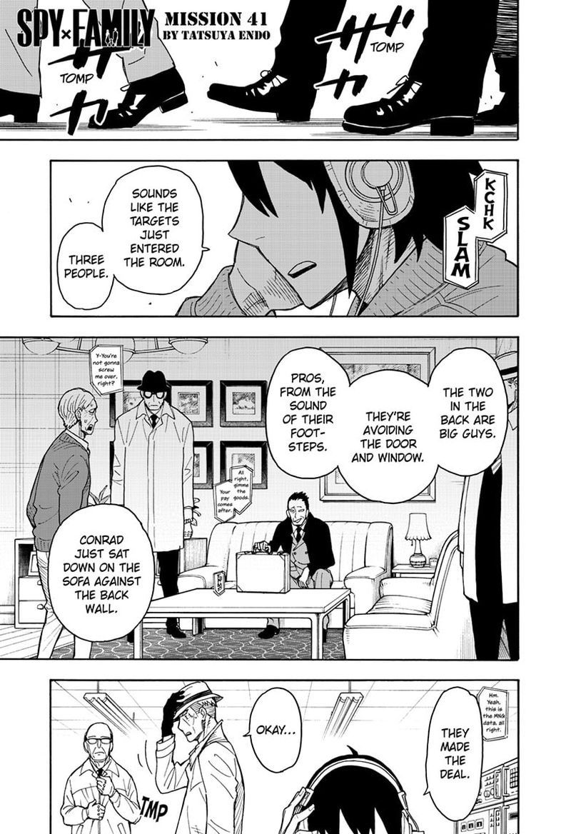 Spy x Family manga, chapter 41, page 1 of 27