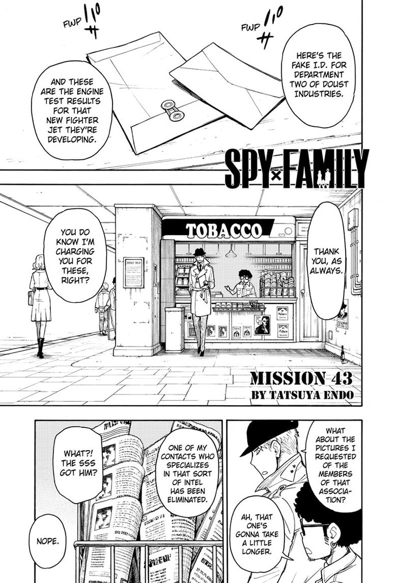 Spy x Family manga, chapter 43, page 1 of 21