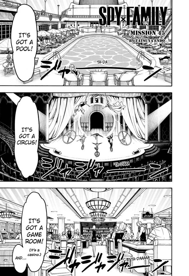 Spy x Family manga, chapter 45, page 1 of 23