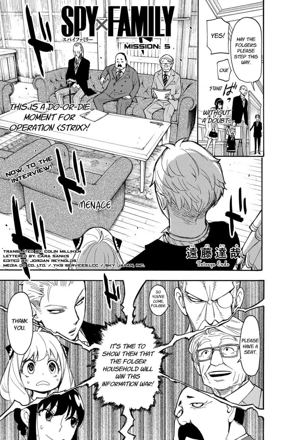 Spy x Family manga, chapter 5, page 3 of 25