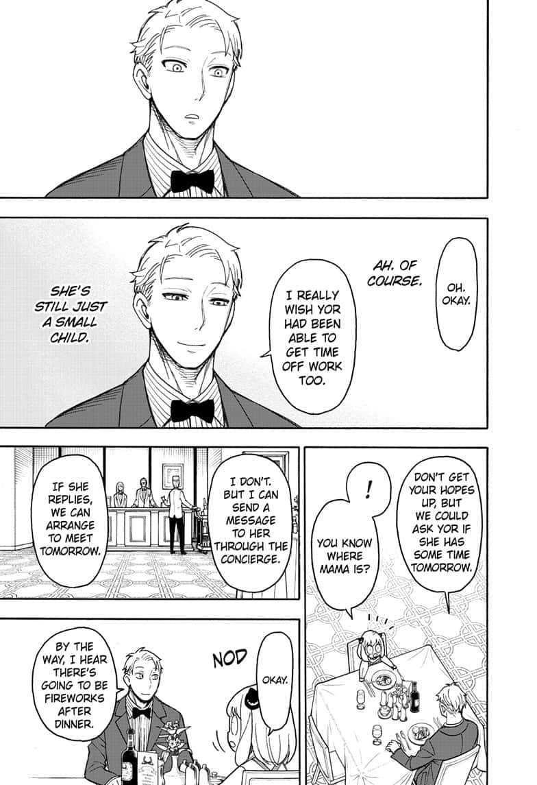Spy x Family manga, chapter 50, page 13 of 17
