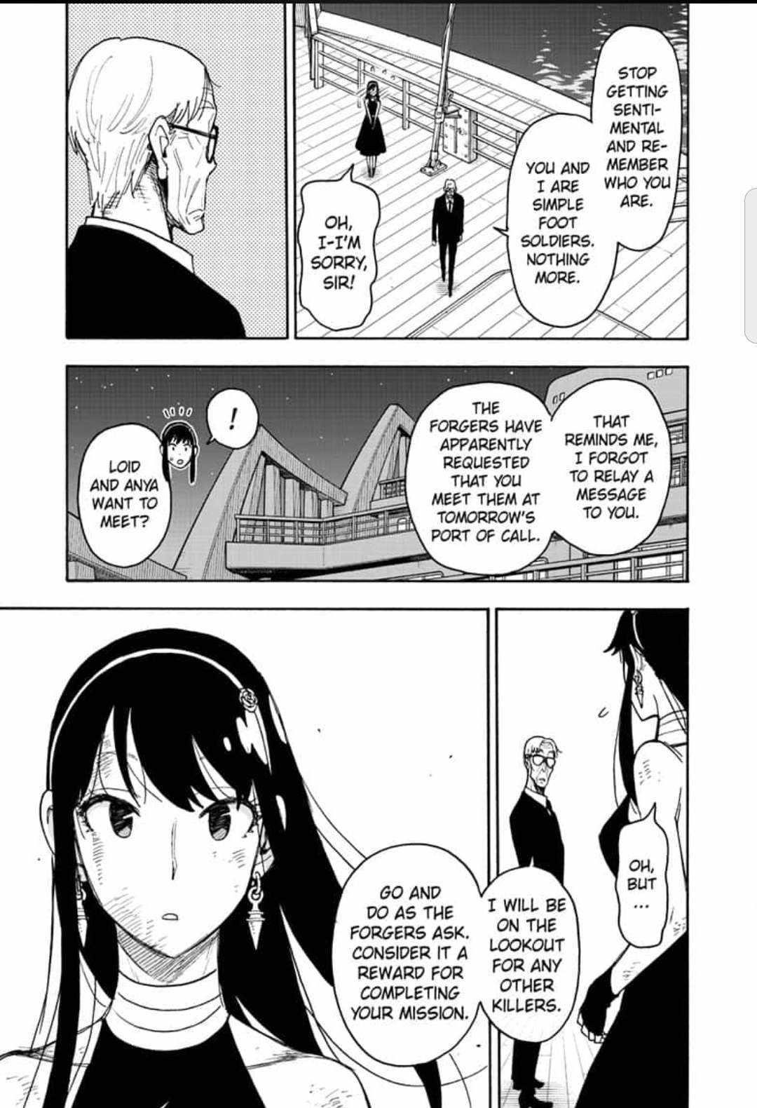 Spy x Family manga, chapter 55, page 21 of 23