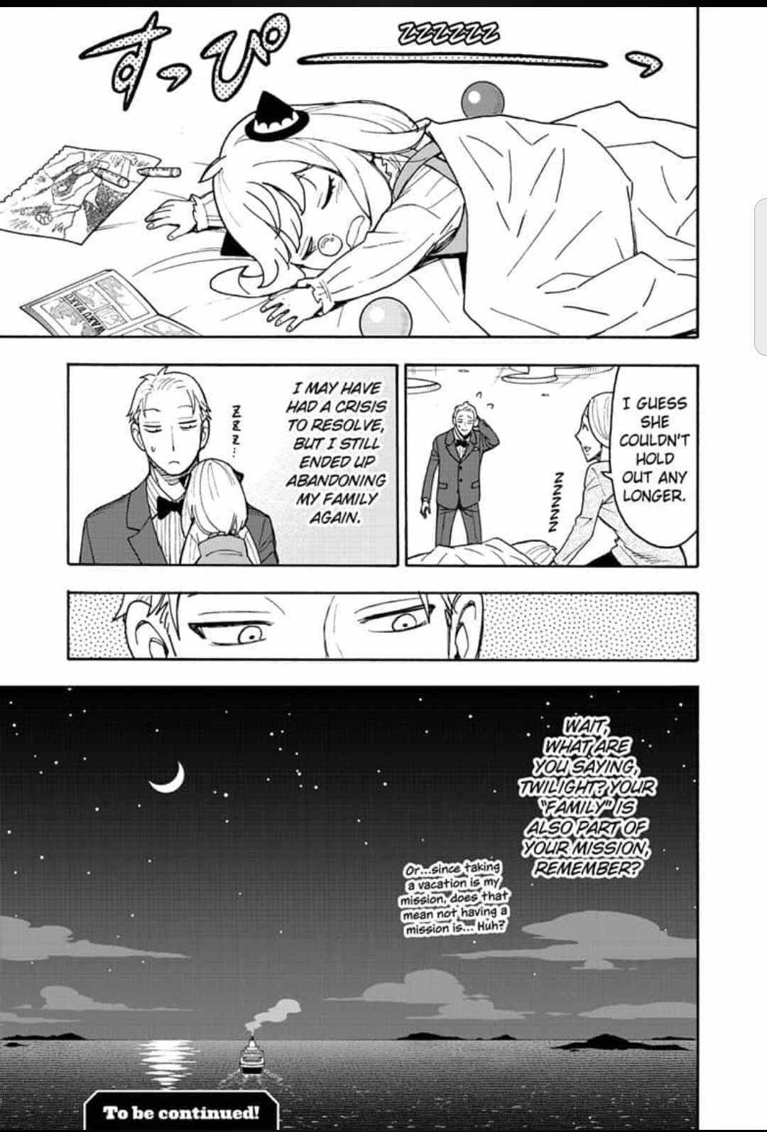 Spy x Family manga, chapter 55, page 23 of 23