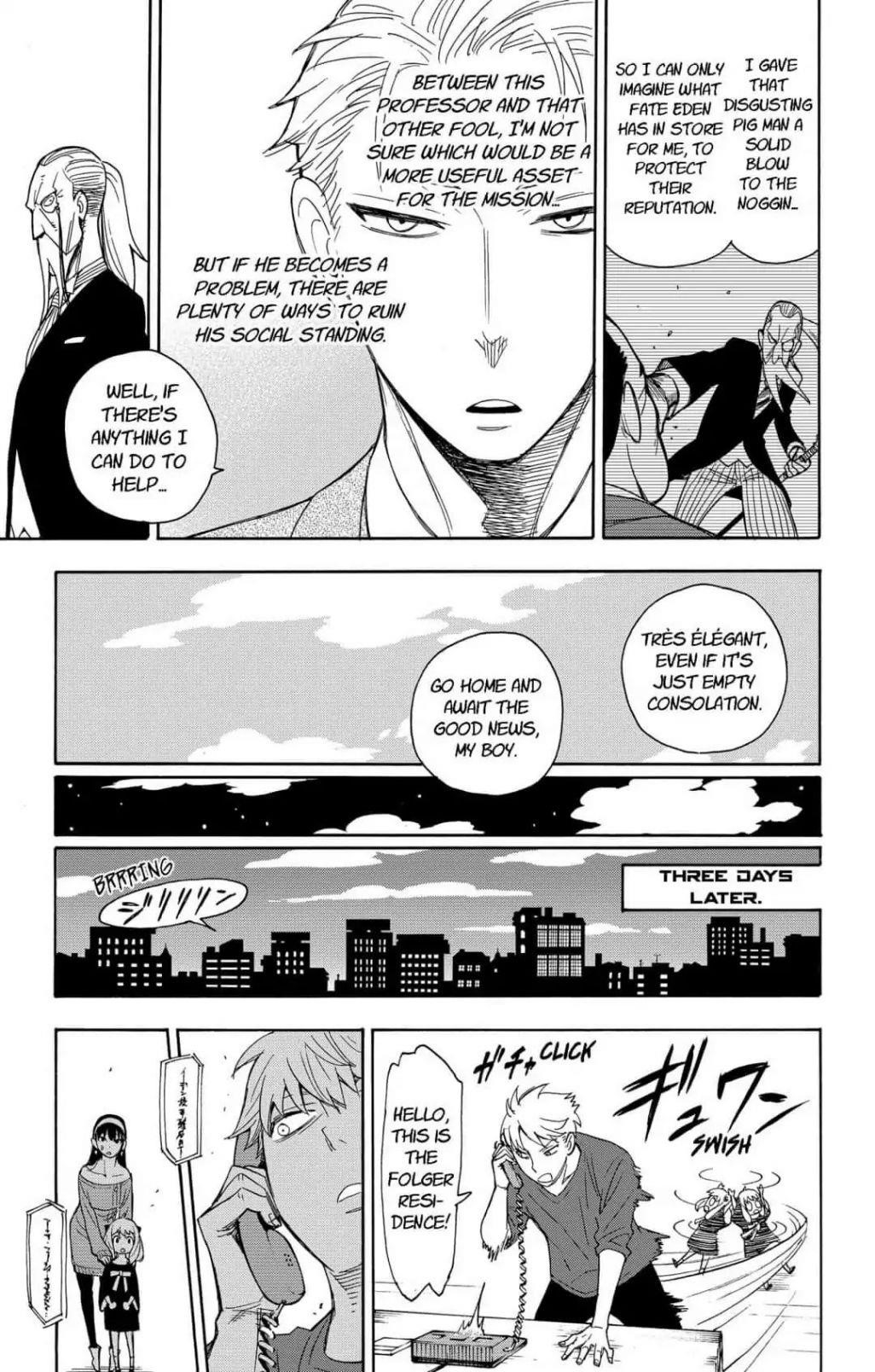 Spy x Family manga, chapter 6, page 11 of 25