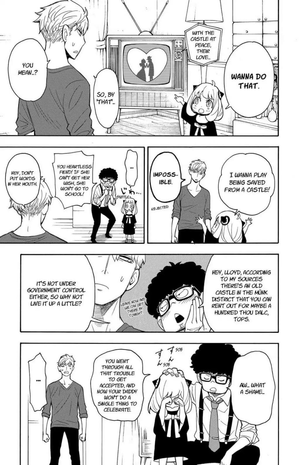 Spy x Family manga, chapter 6, page 17 of 25