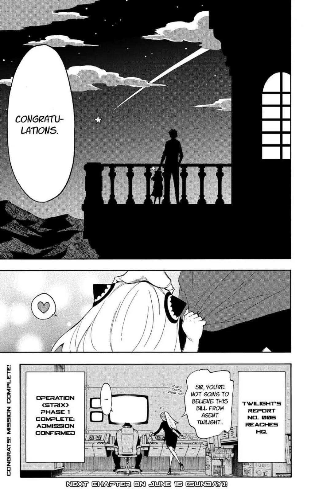 Spy x Family manga, chapter 6, page 25 of 25