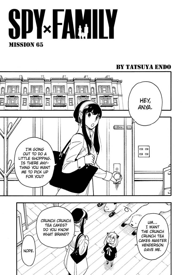 Spy x Family manga, chapter 65, page 1 of 24