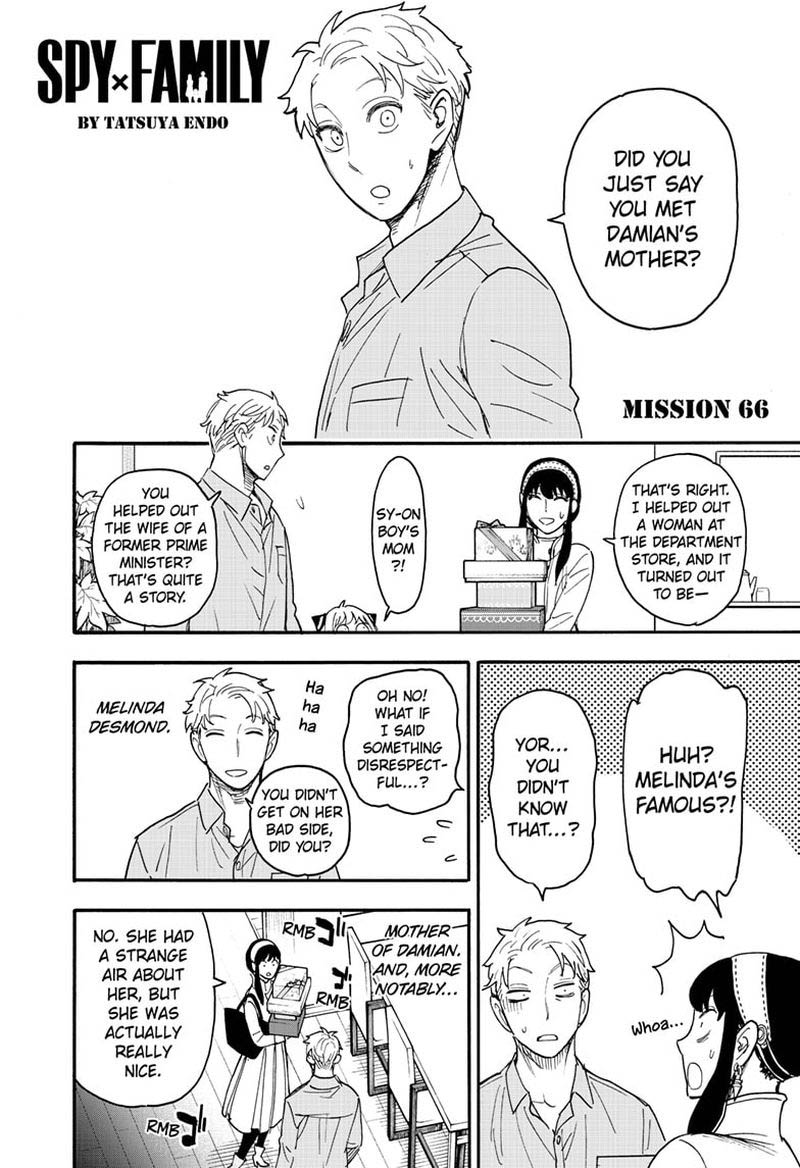 Spy x Family manga, chapter 66, page 1 of 24
