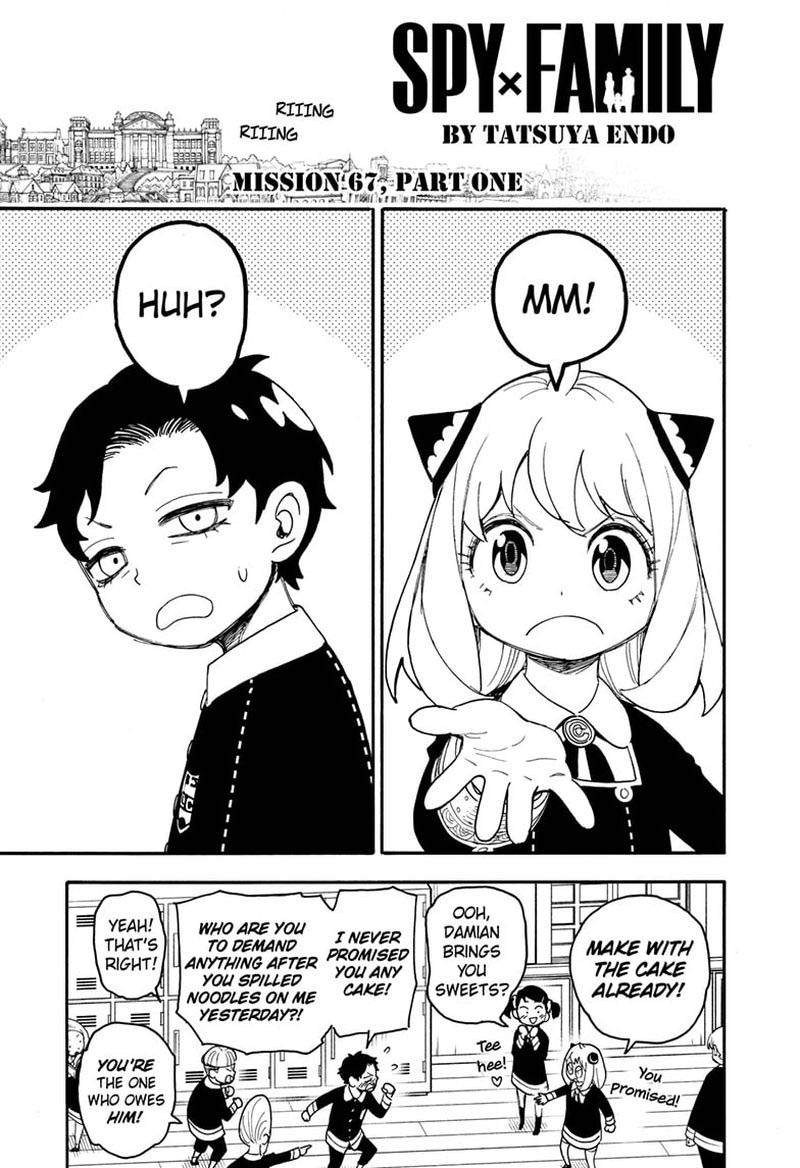 Spy x Family manga, chapter 67, page 1 of 15