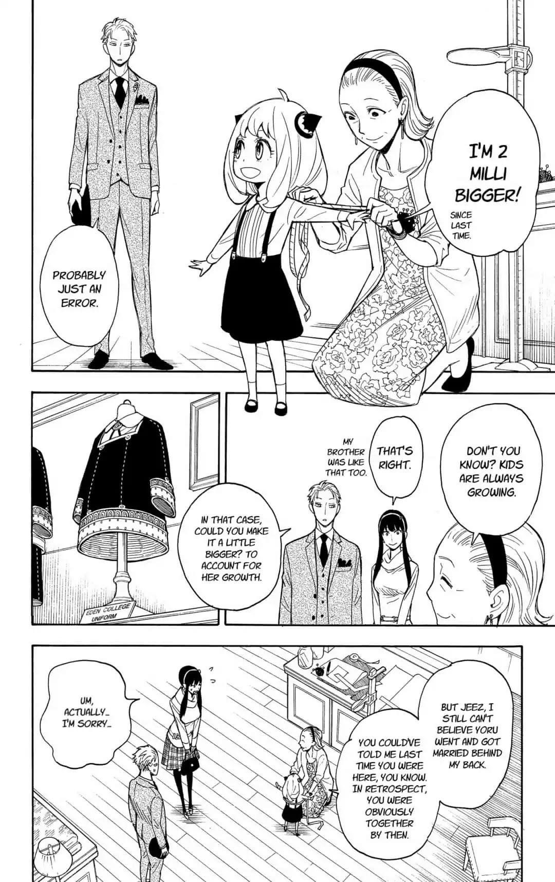 Spy x Family manga, chapter 7, page 2 of 25