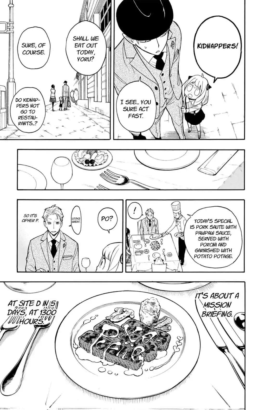 Spy x Family manga, chapter 7, page 5 of 25