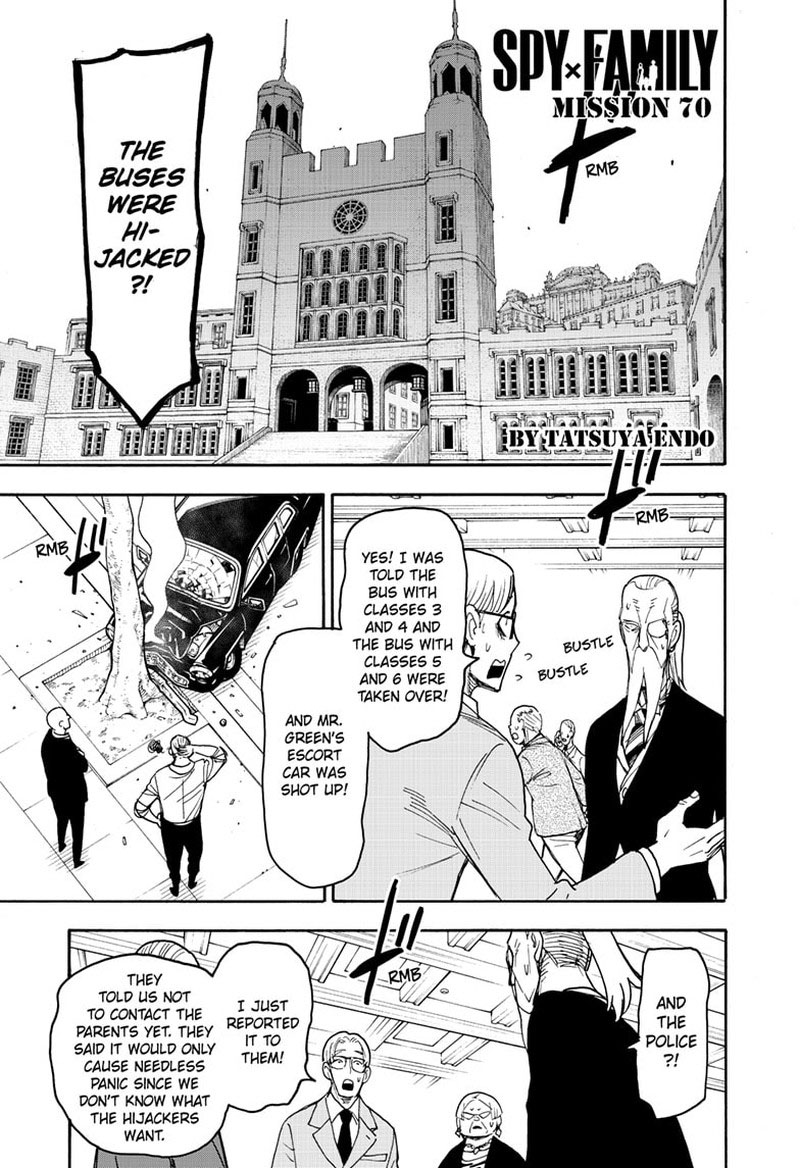 Spy x Family manga, chapter 70, page 1 of 19