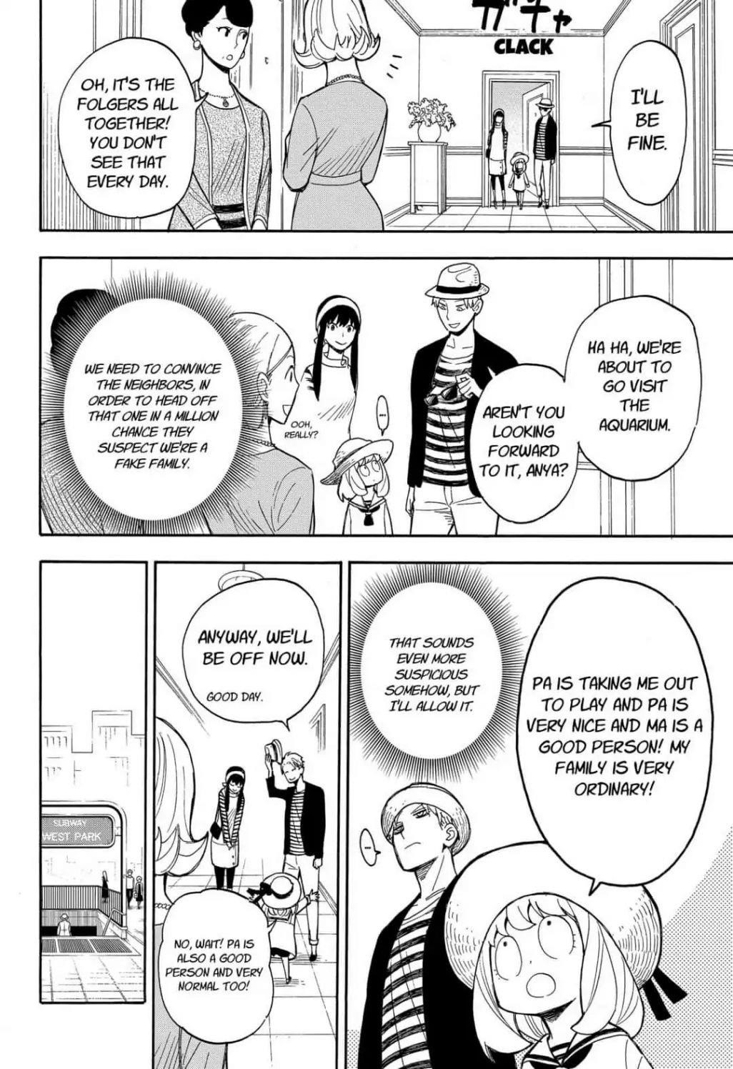 SPY x FAMILY Chapter 8.5 page 11 - Extra Mission 1