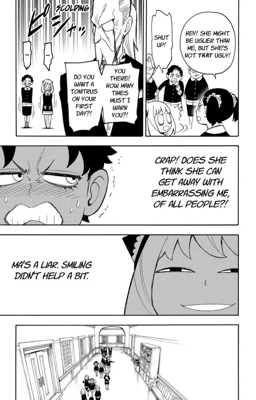 Spy x Family manga, chapter 8, page 17 of 27