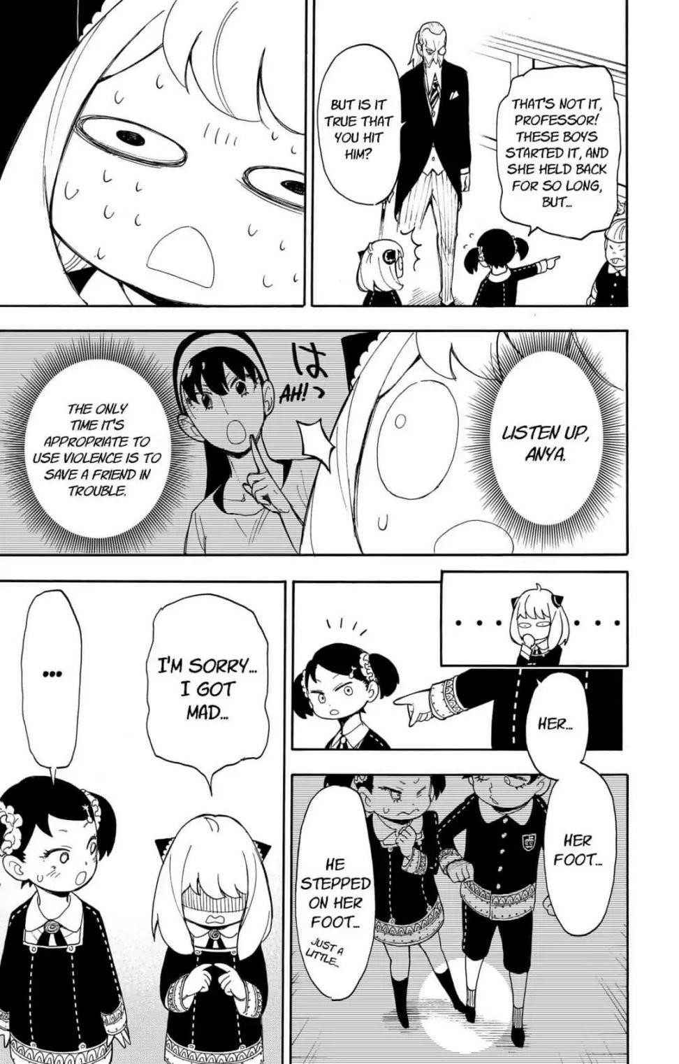 Spy x Family manga, chapter 8, page 23 of 27