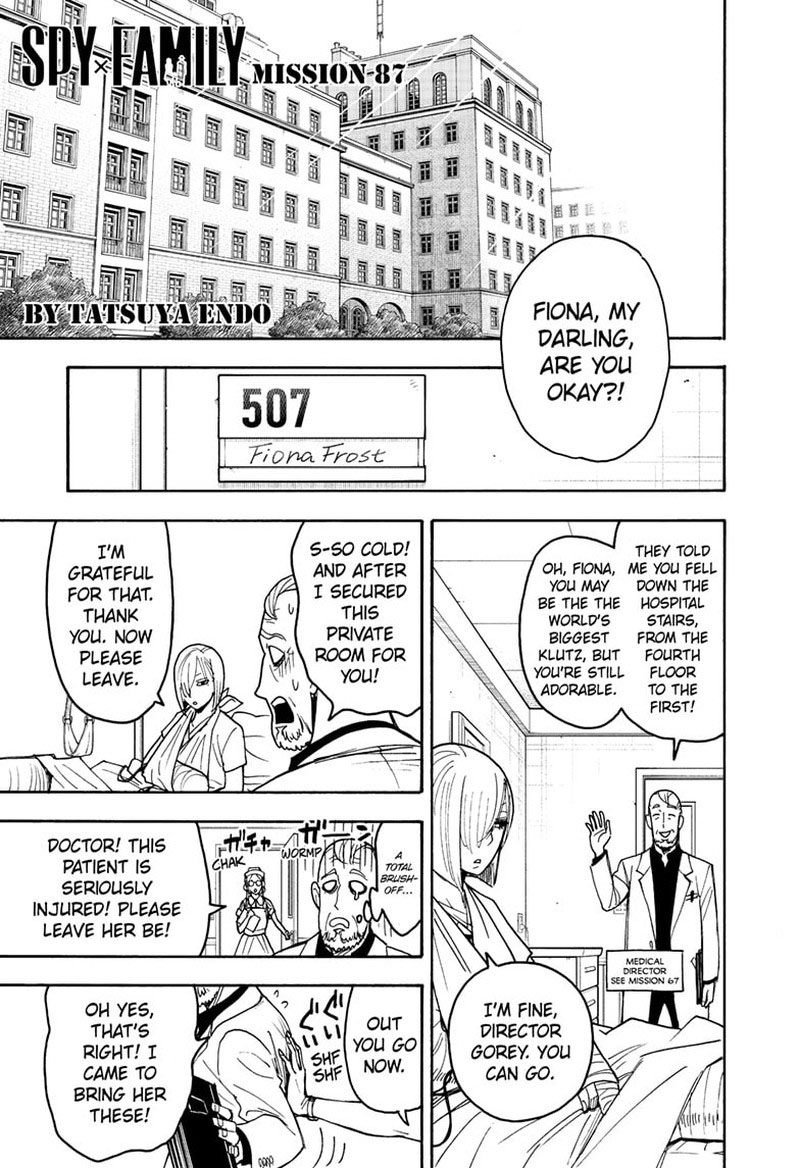 Spy x Family manga, chapter 87, page 1 of 14