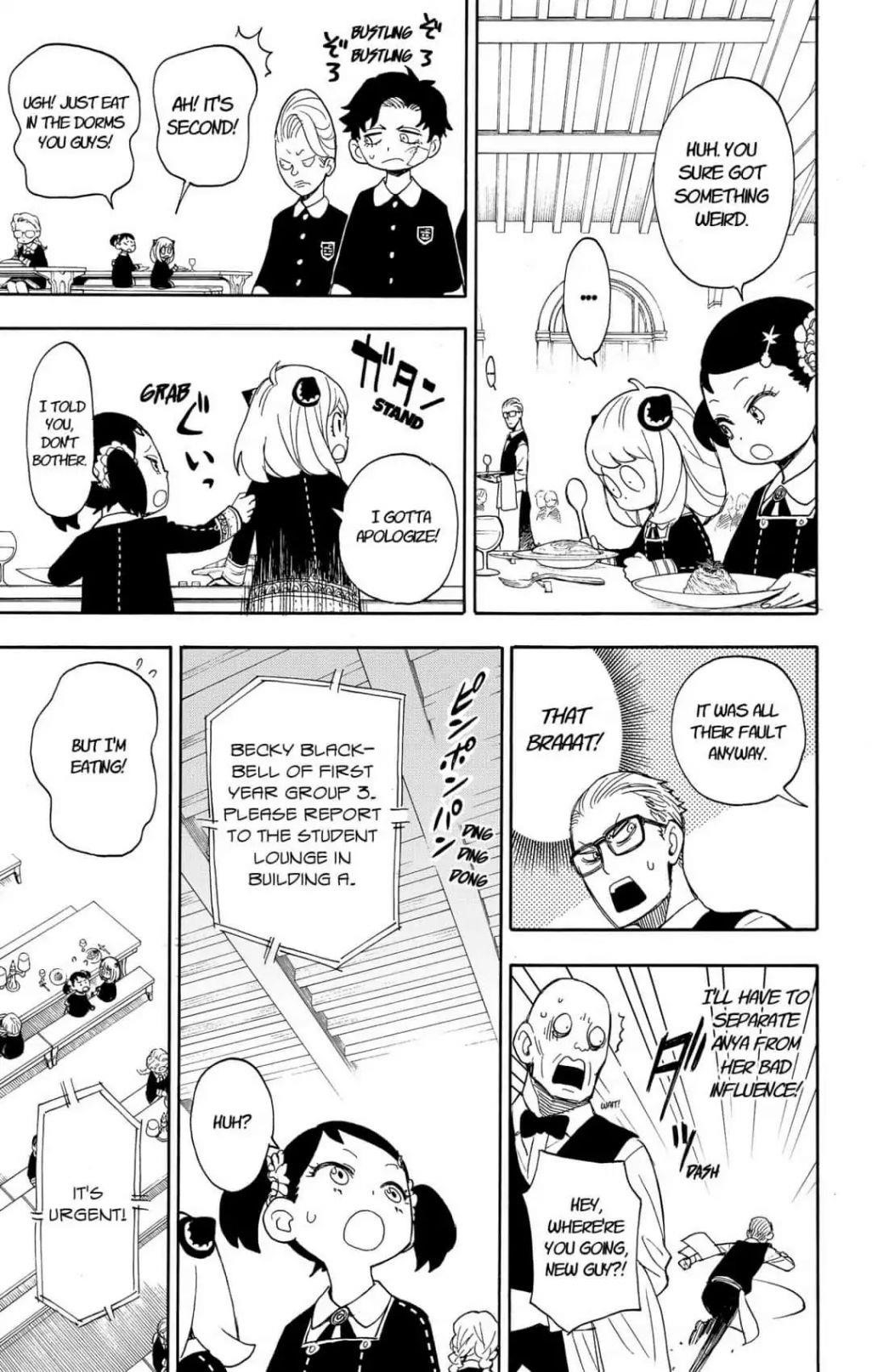 Spy x Family manga, chapter 9, page 17 of 23