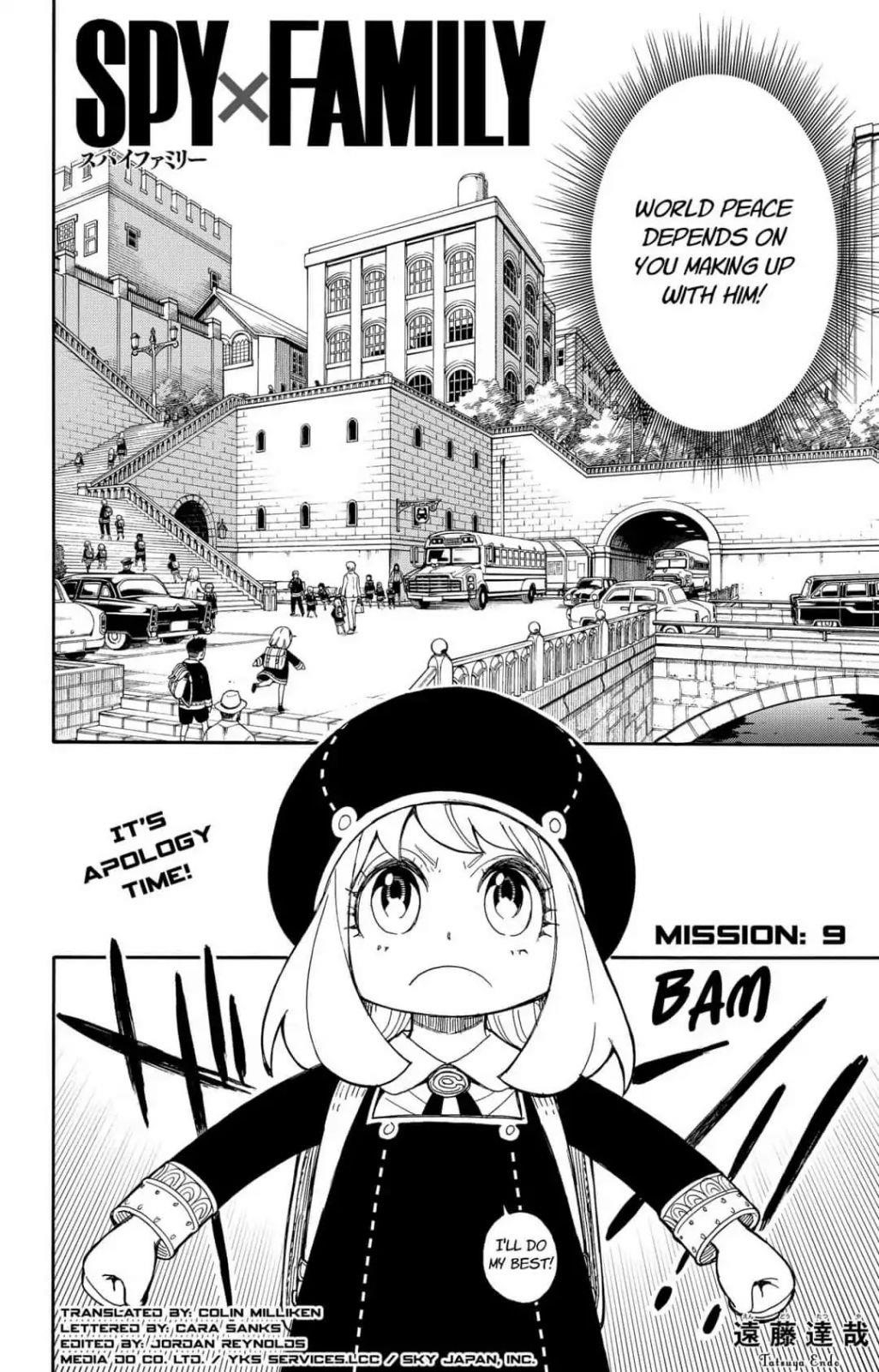 Spy x Family manga, chapter 9, page 4 of 23