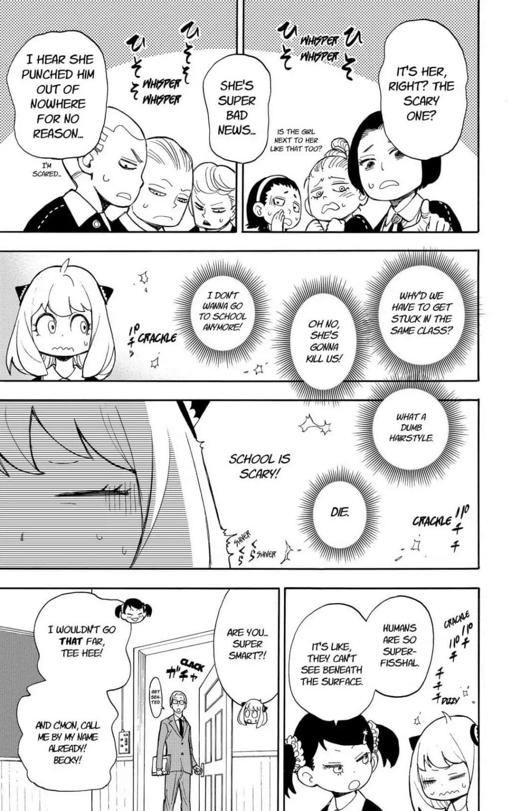 Spy x Family manga, chapter 9, page 9 of 23