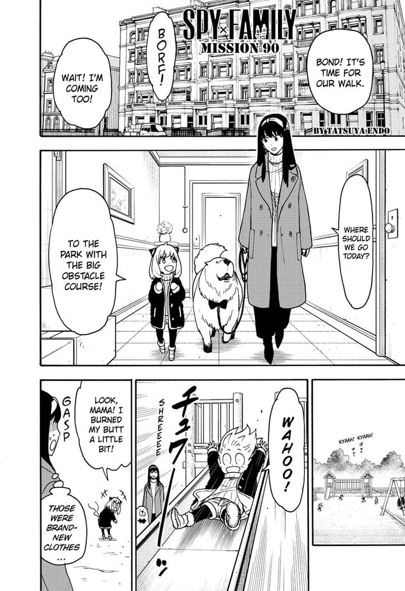 Spy x Family manga, chapter 90, page 1 of 18